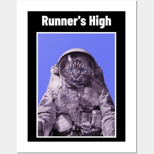 Runner's High Astrocat Posters and Art